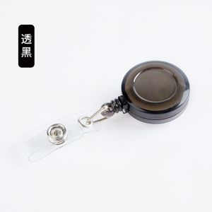 easy to pull buckle clip sleeve card sleeve hanging rope telescopic buckle keychain card holder hanging buckle
