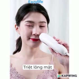 Máy triệt lông cầm tay IPL hàng chính hãng máy triệt lông tay lông nách vùng kín không đau rát tặng kèm kín dao cạo