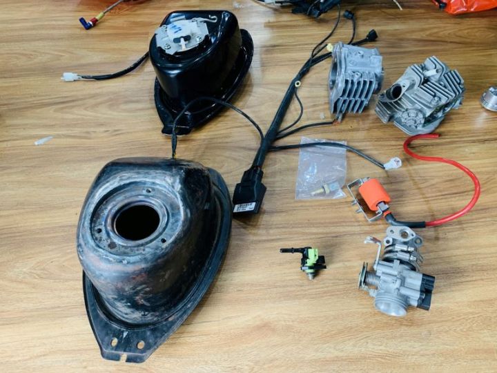 Full combo lên FI cho dream đủ đồ mạnh tiết kiệm xăng căng chỉnh xăng gio như ex