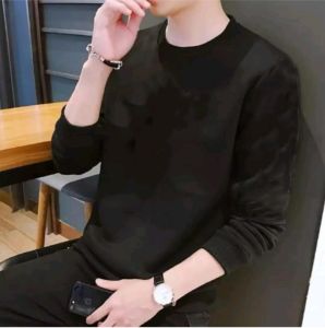 Promo Sweater Keren Bisa COD Kaos Pria Distro Polos Lengan Panjang Crewneck Trendy Sweatshirt Elegan