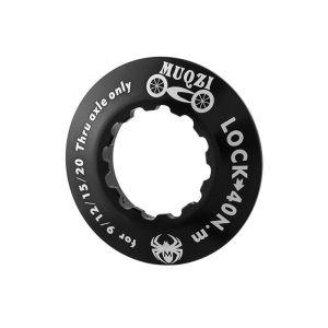 BLACKON For Barrel Shaft DS03 44mm Black Centerlock Tool Sleeve Kit Disc Brake Rotor Cap Tool For 15/20mm Thru-Axle Center lock Ring Cassette Lockring Bike Center Lock Cover Bike Flywheel Lock Cover Middle Lock Cover Bicycle Center Lock Cap