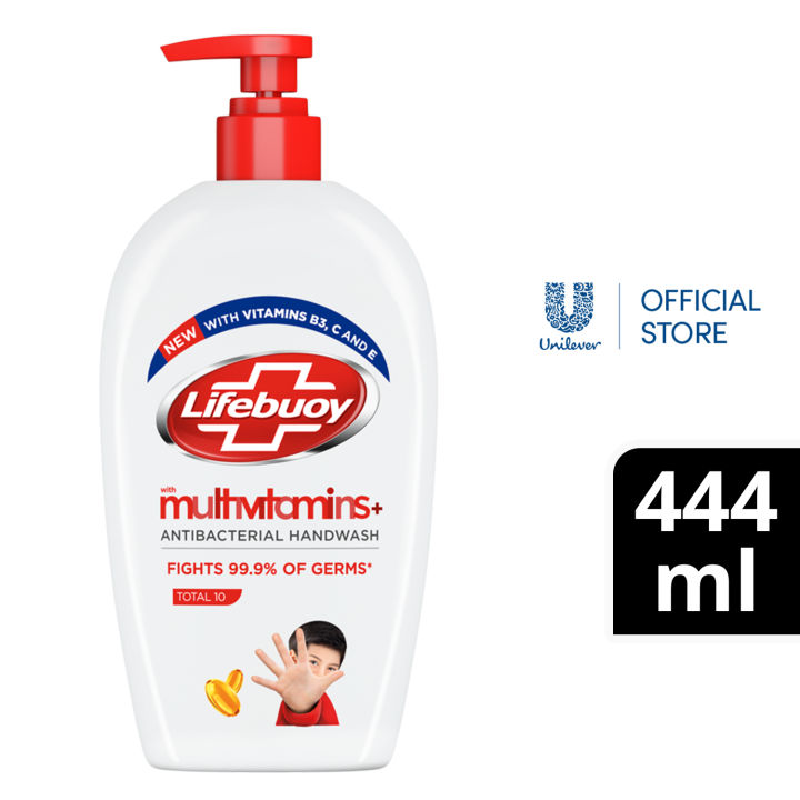 Lifebuoy Antibacterial Hand Wash with Multivitamins+ Total 10 444ml