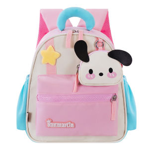 🍒 น้องๆหนูๆต้องมี เป้เด็ก+กระเป๋าใส่เหรียญ 3D ลายการ์ตูน ขนาด 12 นิ้ว ด้านหน้ามีช่องใส่ของมีซิปปิด วัสดุผ้ากันน้ำ