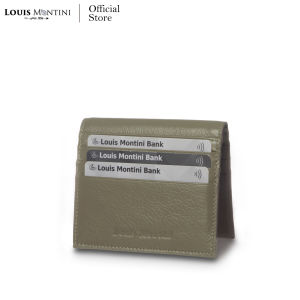 Louis Montini Cowhide Credit Card Holder กระเป๋าเก็บบัตร หนังวัวแท้ กระเป๋าใส่บัตรเครดิต WK23