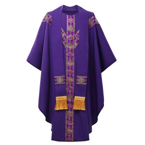 Priest Celebrant Chasuble Catholic Church Father Mass Vestments Robe
