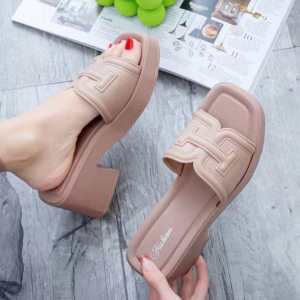 New!!! Sandal Karet Heels Import  Wanita W3533 Sandal  Wanita Import Sandal Karet Wanita Sandal Heels Wanita  Kekinian Import