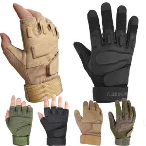 (chuyên sỉ) Găng tay xe máy cụt ngón Black Hawl - găng tay đi phượt - tập gym