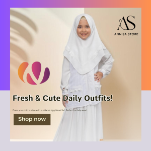 BAJU DRESS ANAK CEWEK NIBRAS GAMIS ANAK LAIKA BROKEN WHITE / GAMIS NGAJI ANAK SET HIJAB DAILY OUTFIT FRESH & CUTE