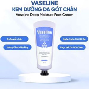 Kem Nứt Gót Chân Vaseline Deep Moisture Foot Cream 60ml