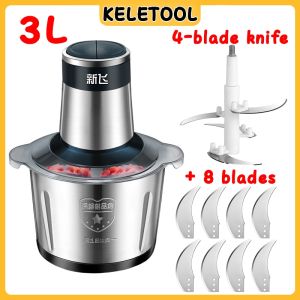 Meat grinder with pure copper motor suitable for homemade salads nuts meat fruits vegetables Sound design suitable for families