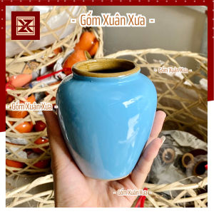 Lu bia cốc uống nước tiện dụng thương hiệu Gốm Xuân Xưa tráng men bóng đẹp
