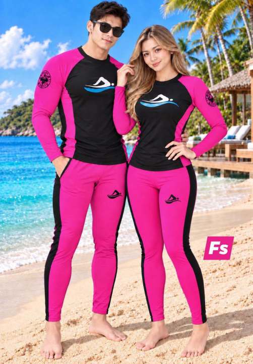Rash guard Terno Leggings High Quality (Unisex / Couple Rash guard ...