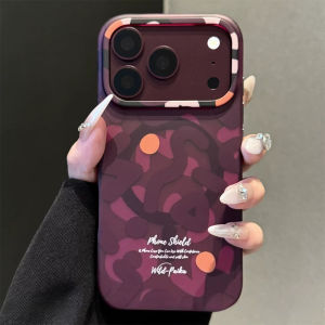 New Art Graffiti Matte Phone Case Cover for iPhone 18 17 16 15 Pro Max For MagSafe Protective Open Shell Silicone Funda