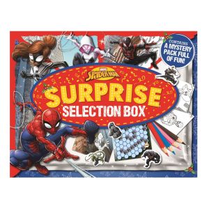 Marvel SpiderMan Surprise Selection Gift Box Set with Colouring Stickers & Activities for Kids