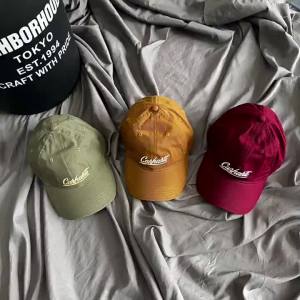 Dropshipping American Retro Color Matching CRHT Canvas Embroidered Baseball Cap Curved Brim Soft Top Sun Hat Couple Style