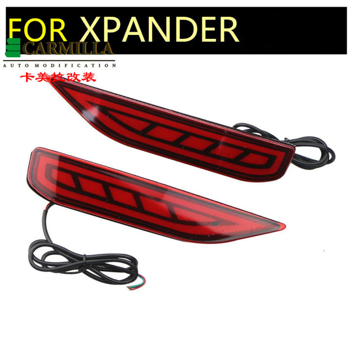 Double Light Guide Rear Light LED Light Guide Rear Bumper Brake Lights Night Driving Lights DRL Case ...