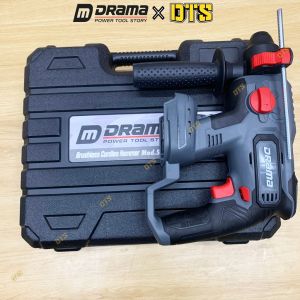 Máy khoan bê tông pin DRAMA 21V 5020 20mm Lực đập 1.7J 3 chức năng có búa Động cơ không chổi than