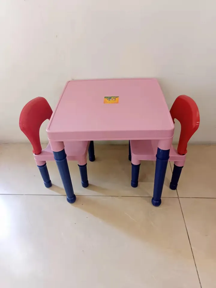 ALL IN SHOP ZONE Kindergarten Table and Chair Children s Table Plastic Study Table Baby Small Desk Set Writing Table Lazada PH