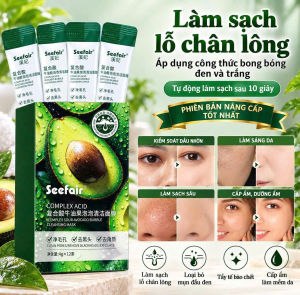 MẶT NẠ SỦI BỌT BƠ COMBO 2 HỘP 24 GÓI | MASK BUBBLE SEEFAIR | THẢI ĐỘC DA LÀM SẠCH LỖ CHÂN LÔNG