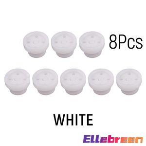 Ellebreen Removable Shirt Buttons Plastic Button DIY Quick Installation Buttons Black and White 8Pcs/Set