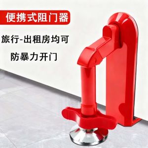 Door stopper door blocker anti-collision device for inward-opening doors in hos and homes a must-have for girls living alone