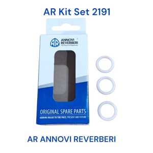 INDOBASE Spare Part Pompa AR Kit 2191 Ring Pvc Putih Satu Set