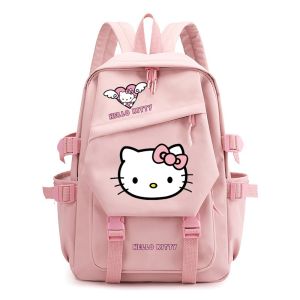 Girl Boy Large Capacity Bags Cute Cosplay Anime Backpack Hello Kitty Student Schoolbag Cartoon Multifunctional Anime Bag Gifts