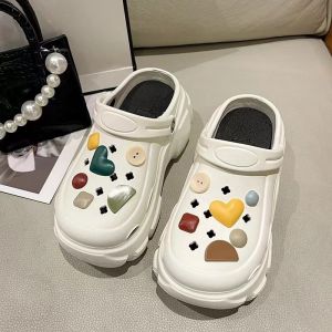 [Free Shipping] In-stock womens summer platform sandals with high heels and closed toe suitable for outdoor wear 2026 new anti-slip design