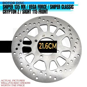 HDR YAMAHA SNIPER 135 MX / VEGA FORCE / SNIPER CLASSIC / CRYPTON Z / SIGHT 115 FRONT STD BRAKE ROTOR DISC 220MM STAINLESS STEEL MOTORCYCLE PARTS ACCESSORIES