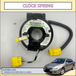 💫MALAYSIA READY STOCK💫HONDA ACCORD SDA 2.0 2.4 2003 CLOCK SPRING SPIRAL STEERING CABLE SWITCH AIR BAG HORN 77900-SDA-Y01 77900-SDA-Y21