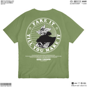 KIZARU Kaos Anime FAKE IT LIKE USOPP