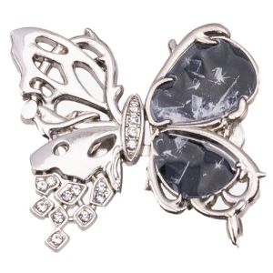 DORADO Butterfly Shape Waist Tightening Clip Rhinestones Decor Alloy Waist Reducer Clip Versatile Adjustable Tightness Adjustable Waist Fastener For Jeans Pants