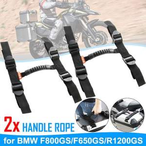 New Durable Motorcycle Side Case Strap Handle Rope for BMW R1200GS/F800GS/F700GS - Secure Luggage Mount