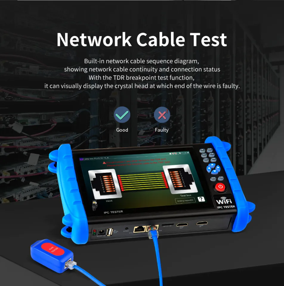 Noyafa IPC CCTV Tester IP Camera AHD Mini Monitor Inch 4K 8K