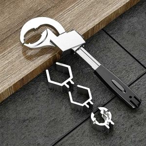LUXURYLYN Hợp nhôm Cờ lê điều chỉnh được Đa năng Đầu mở 80mm Cờ lê hai đầu Bền bỉ Thiết kế có thể điều chỉnh Dụng cụ cầm tay Sửa chữa phòng tắm