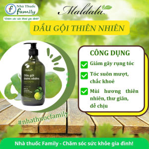 Dầu gội thiên nhiên Maldala - Hỗ trợ giảm rụng tóc giảm gàu giảm ngứa giúp tóc suôn mượt