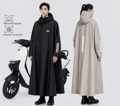Waterproof Thickened and Lengthened Motorcycle Raincoat Poncho for Men and Women.