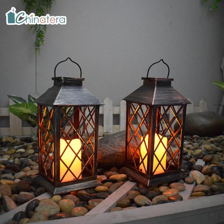 Hanging Lanterns, Garden Landscape, Retro, Past, Battery Operated, LED  Shimmering Light, Portable, Vintage.