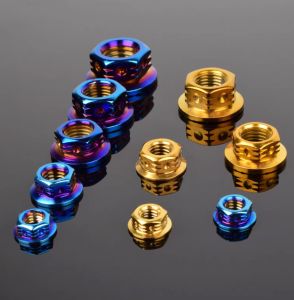 1PC FLANGE NUT BOLT CAP COVER MOTORCYCLE ACCESSORIES