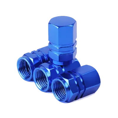 4pcs Tutup Pentil Mobil Sepeda Motor Alumunium Alloy Universal