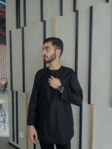 BAJU KURTA / BAJU RAYA / LELAKI DEWASA LONG SLEEVE ***LEHER BULAT*** !!! KAIN SEJUK COTTON!!! HIGH QUAILTY !!!