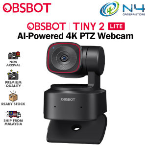 OBSBOT Tiny 2 Lite AI-Powered PTZ 4K Webcam