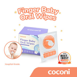 COCONI Finger Baby Oral Wipes 30 Pcs | Kasa Pembersih Lidah Gusi Gigi Mulut Bayi