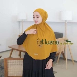 Husna Sugihjaya Hijab Bergo Maryam Jersey Tali Belakang Dewasa Non Pet By BILQEEZ STORE Bahan Jersey Exclusive Dewasa Terbaru