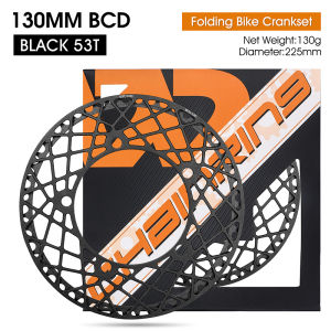 WEST BIKING Bánh Răng Quay Xe Đạp Gấp Gọn Bánh Răng Xích Hợp Kim CNC 130BCD Bánh Xích Xe Đạp Leo Núi Xe Đạp Leo Núi 53T 56T 58T