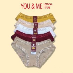 (Combo 5) Quần Lót Su Gấm Hoa Lưng Ren Quần Lót Viền Ren Cực Quyến Rũ - 30091