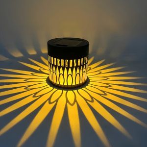 NOER Sunflower Mandala Solar Wall Lamp LED Waterproof Fence Wall Light  Metal Garden Decorative Light Outdoor Night