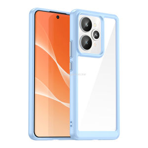 เคสโทรศัพท์ซิลิโคนนิ่มสุดหรูสำหรับ Realme 15 Pro 15Pro 5G เคส2025ซิลิโคนหลากสีกันกระแทกฝาหลังโทรศัพท์ป้องกัน Pc Tpu