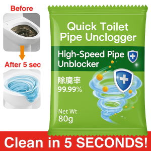 Powerful Pipe Unclogger Bubble Powder Pipe Blockage Dissolver Bubble Powder Pipe Dredging Bubble Powder 管道疏通泡泡粉