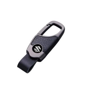 Gantungan Kunci Mobil Motor Bahan Kulit Tenunan Tangan Gantungan Kunci Keychain Leather logo Suzuki